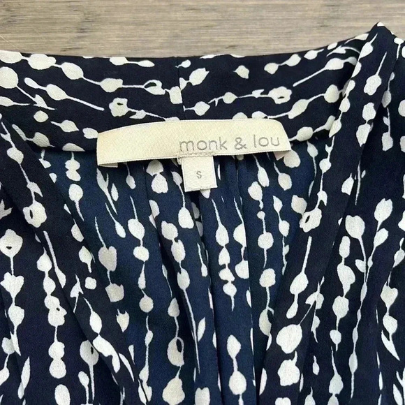 MONK  & Lou | Sheer blue and white summer dress - Picture 8 of 14